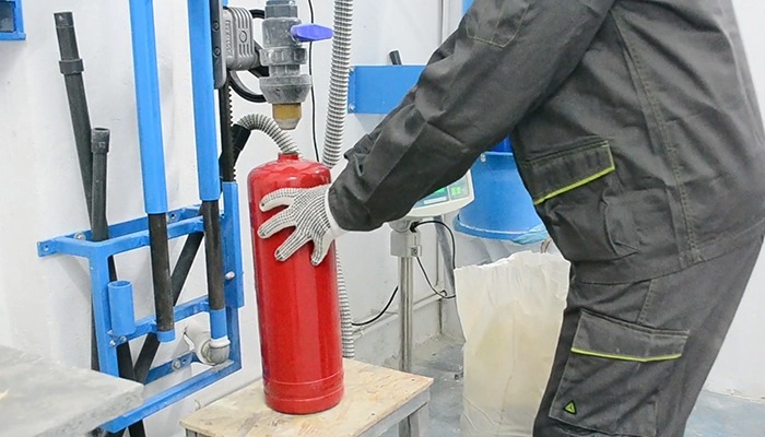Các bước cần nạp/ sạc bình chữa cháy