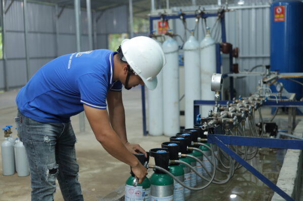 Địa chỉ chiết nạp & bán khí khai thác mủ cao su hàng đầu tại Bình Thuận